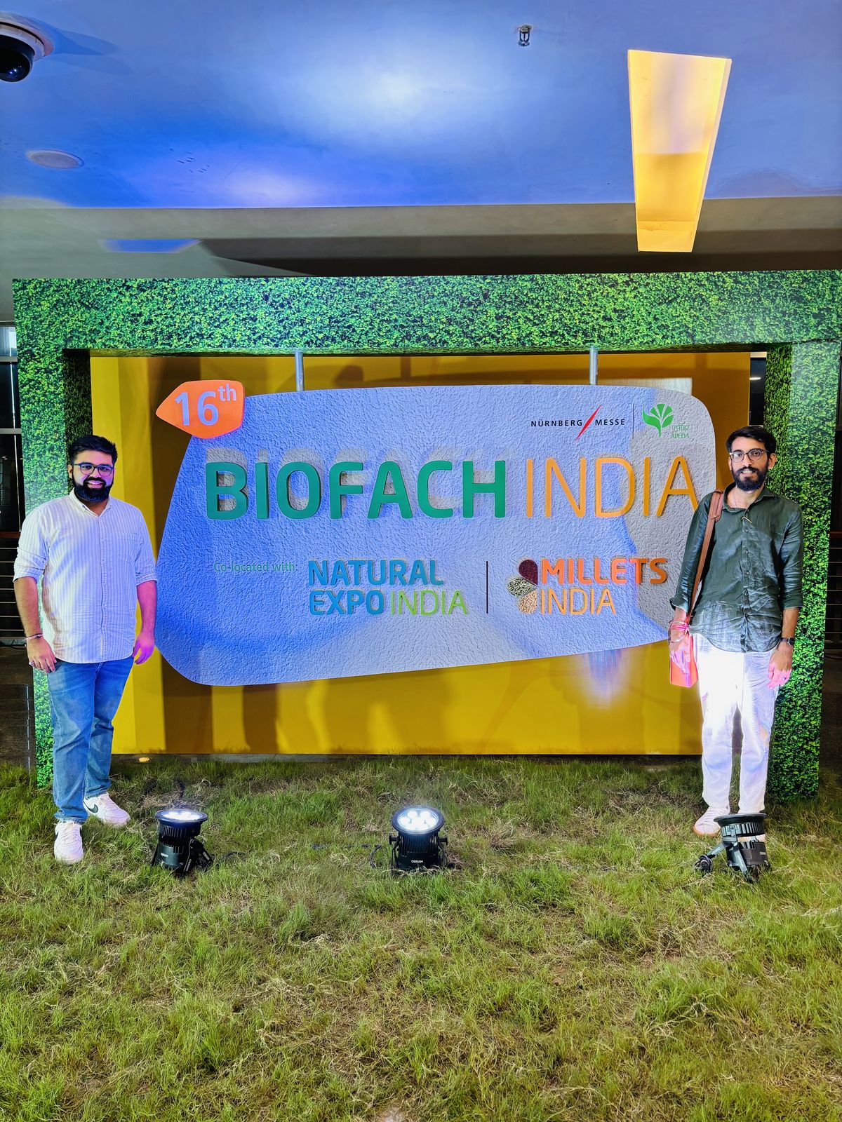 Wholicius Foods team at BioFach India 2024, Greater Noida