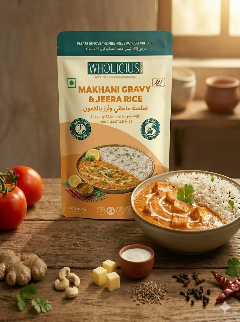 Makhani Gravy & Jeera Rice